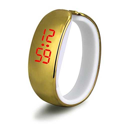 Vovotrade LED UEberzug wasserdichte Armband Golden
