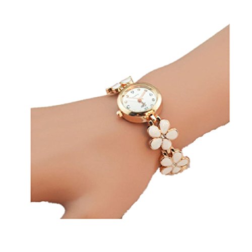 Vovotrade Mode Gaensebluemchen Blumen Rosen Goldarmband Armbanduhr Frauen Maedchen Geschenk