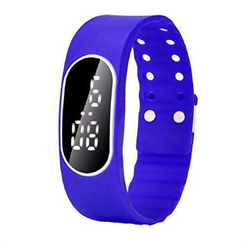 Vovotrade Uhr Datum Sport Armband der Maenner Navy blau