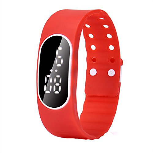 Vovotrade Uhr Datum Sport Armband der Maenner Rot