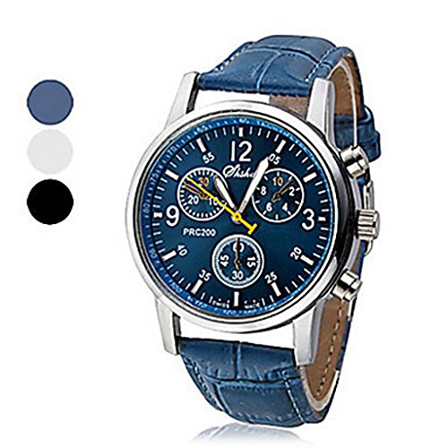 YPS Maenner Kleid elegante Art Armbanduhr blau WTH8237