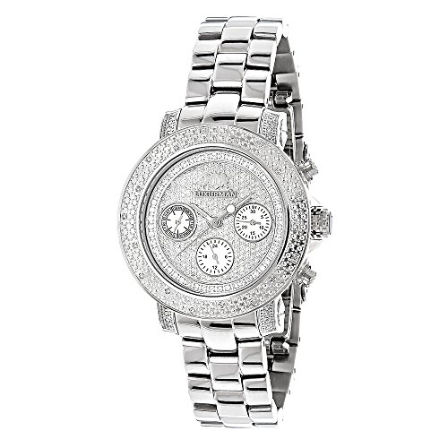 Iced Out Diamond Watches 0 3ct LUXURMAN Diamond Watch For Women