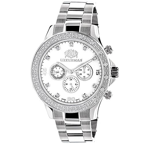Luxurman Diamond Watch 0 2ct New Arrival Mens Watches