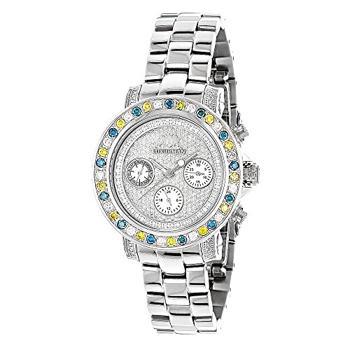 LUXURMAN Watches Ladies Color Diamond Watch 2 75ct