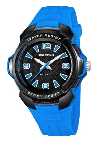 Calypso by Festina Armbanduhr Analoguhr Leuchtzeiger 10 ATM K5635 Farbe blau