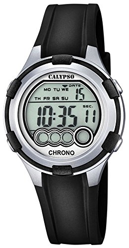 Calypso Damenarmbanduhr Quarzuhr Kunststoffuhr mit Polyurethanband Alarm Chronograph digital alle Modelle K5692 Variante 02