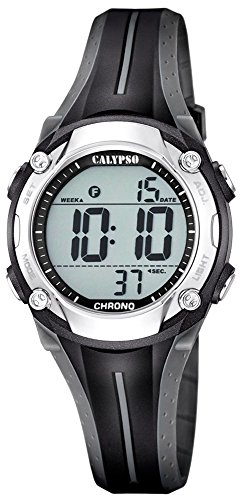 Calypso Damenarmbanduhr Quarzuhr Kunststoffuhr mit Polyurethanband Alarm Chronograph digital alle Modelle K5682 Variante 03