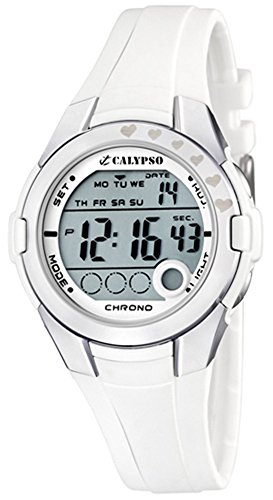 Calypso Damenarmbanduhr Quarzuhr Kunststoffuhr mit Polyurethanband Alarm Chronograph digital alle Modelle K5571 Variante 01