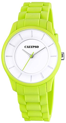 Calypso Damenarmbanduhr Quarzuhr Kunststoffuhr mit Polyurethanband analog alle Modelle K5671 Uhren Variante N 5