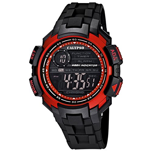 Calypso by Festina Digitale Zweite Zeitzone Alarm Stoppuhr K19622 Uhren Variante N 3