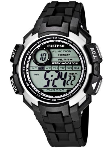 Calypso by Festina Digitale Zweite Zeitzone Alarm Stoppuhr K19622 Uhren Variante N 1
