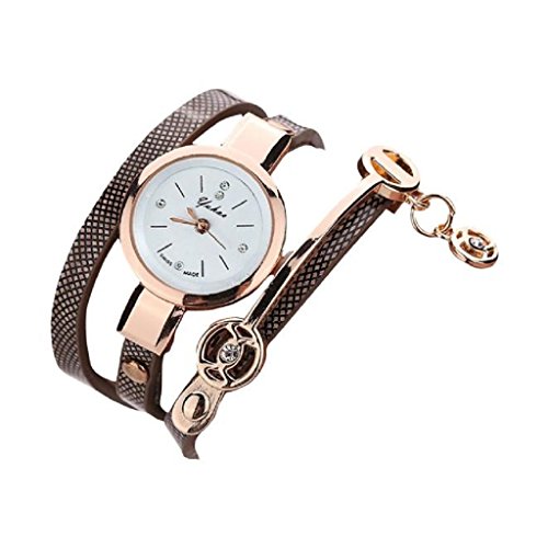 Loveso Armbanduhr elegant Frauen elegante Metallbuegel Uhr mit 8 verschiedenen Farben Marine