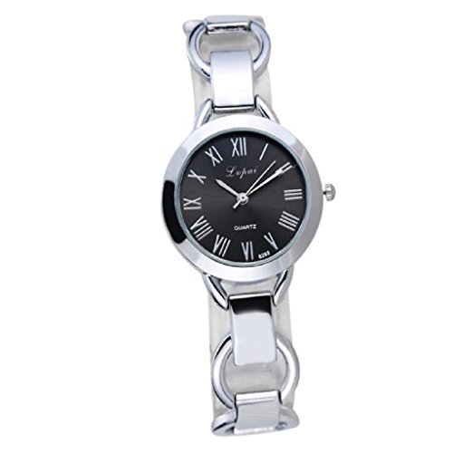 Loveso Armbanduhr elegant Uhr Damen Kleid Geschenk Uhren Silber