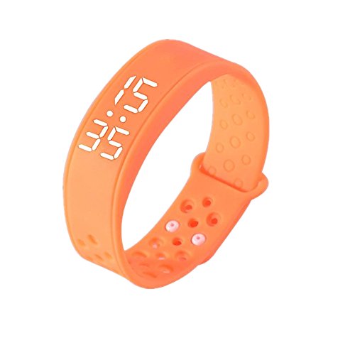 Loveso Smart Armband W6 Sport Gesundheit Pedometer Smart Wearable Armband Armband Uhrenarmband Orange