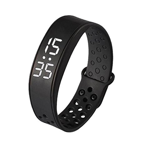 Loveso Smart Armband W6 Sport Gesundheit Pedometer Smart Wearable Armband Armband Uhrenarmband Schawrz