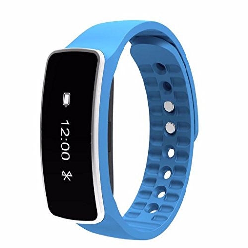Loveso Smart Armband 3 Farben Smart Armband Schlaf Sports Fitness Activity Tracker Pedometer Armband Uhr Blau