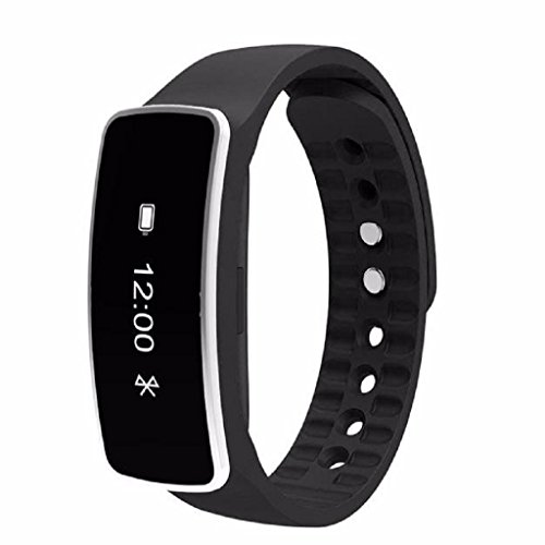 Loveso Smart Armband 3 Farben Smart Armband Schlaf Sports Fitness Activity Tracker Pedometer Armband Uhr Schwarz