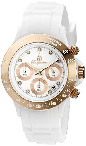 Burgmeister Damen-Armbanduhr Florida Chronograph Silikon BM514-586