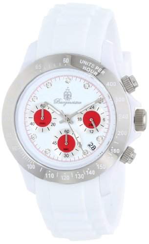 Burgmeister Damen-Armbanduhr Chronograph Quarz Silikon BM514-586C