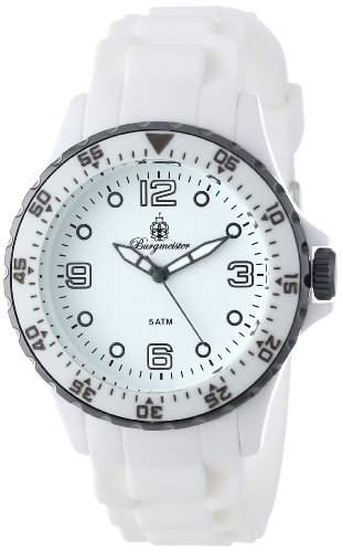 Burgmeister Herren-Armbanduhr XL Analog Quarz Silikon BM603-586B