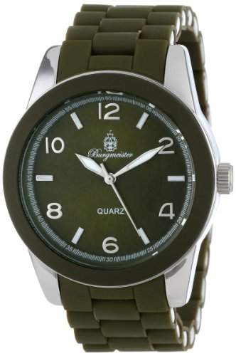 Burgmeister Damen-Armbanduhr XL Avalon Analog Quarz Silikon BM902-190B