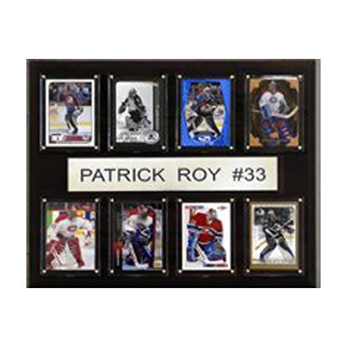 NHL Patrick Roy Montreal Canadiens 8 Card Plaque by C I Collectables