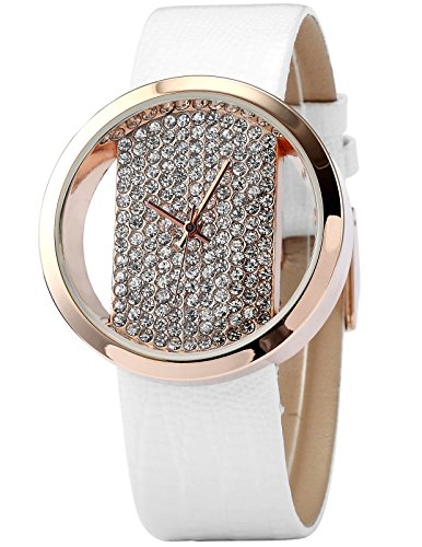 AMPM24 Leder Armband Uhr Transparent gross Trend
