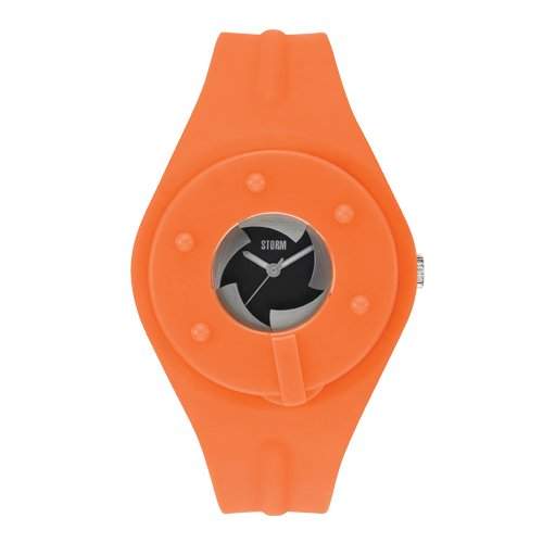 STORM Herren-Armbanduhr Analog Edelstahl orange 47059O