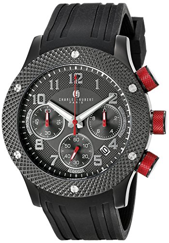 charles hubert Paris Herren 3979 c Premium Collection Analog Display Japanisches Quartz Black Watch