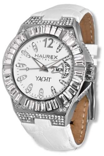Haurex Italy Damen-Armbanduhr Yacht Lady Analog Leder 8S340DWW