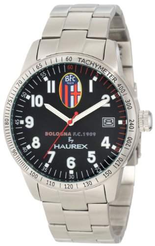 Haurex Italy Herren-Armbanduhr XL Red Arrow Analog Edelstahl BC300UBN