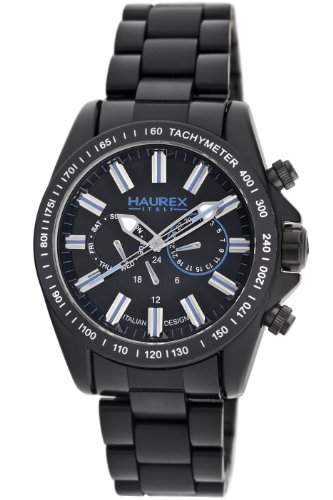 Haurex Italy Herren-Armbanduhr XL Aston Analog Plastik NO366UNB