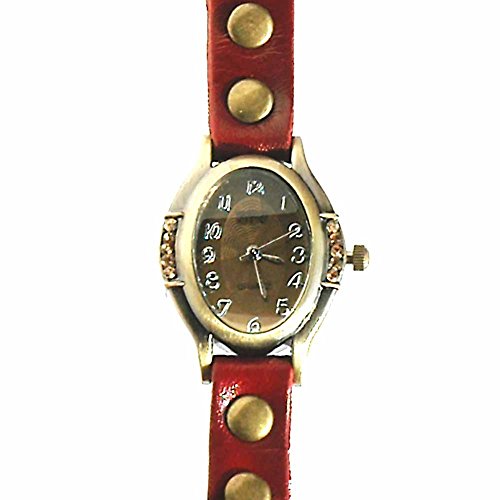 Armbanduhren Leder Modeschmuck Uhr Damen Xena Rot Geschenk Damen