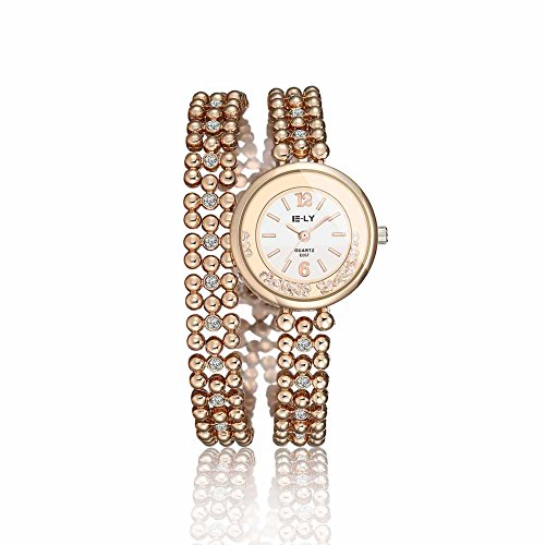 Armbanduhren Metall Modeschmuck Uhr Damen Iliade Pink Geschenk Damen