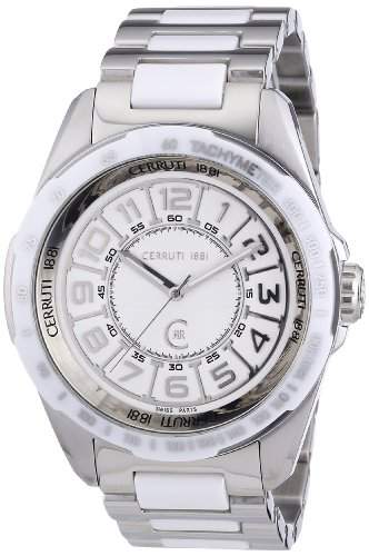 Cerruti 1881 Herren-Armbanduhr XL Analog Quarz verschiedene Materialien CRA065Z221B