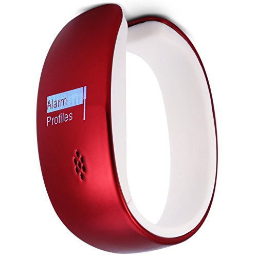 Leopard Shop Y02 Bluetooth Armbanduhr Armband SMS Anruf Fernbedienung Kamera Reminder Sleep Management Schrittzaehler Rot