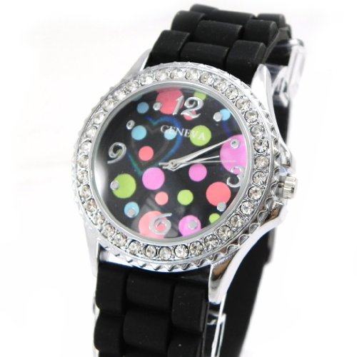 Armbanduhr design Absolu schwarz mehrfarbig