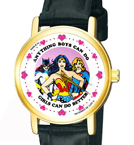 Wonder Woman Was kann Jungen Maedchen tun koennen besser Armbanduhr