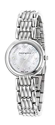Philip Watch Damen-Armbanduhr GINEVRA Analog Quarz Edelstahl R8253491512