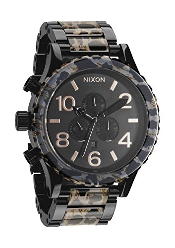 Nixon 51 30 Chrono All Black Leopard A083 1153 Watch