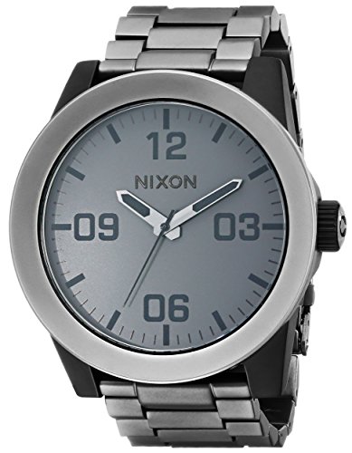 Nixon Mens Corporal Ss Analog Watch Color O S