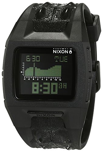 Nixon Unisex Armbanduhr Lowdown II Black Not Croc Digital Quarz Plastik A2891944 00