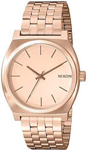 Nixon Unisex-Armbanduhr The Time Teller Analog Quarz Edelstahl beschichtet A045897-00