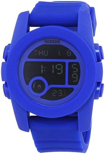 Nixon Herren-Armbanduhr XL Unit 40 Cobalt Digital Quarz Plastik A490369-00