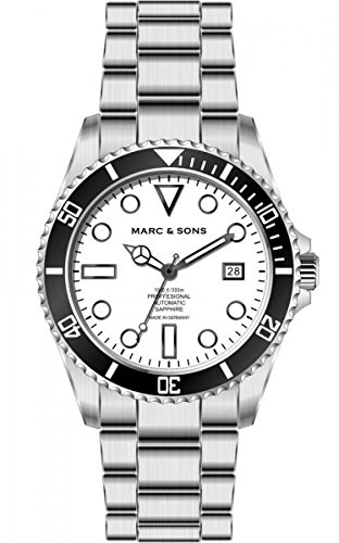 MARC SONS Professional Automatik Taucheruhr BGW9 Diver Watch MSD 044 W