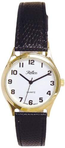 Reflex - 101025GT Herren-Armbanduhr Alyce Quarz analog Armband PU schwarz
