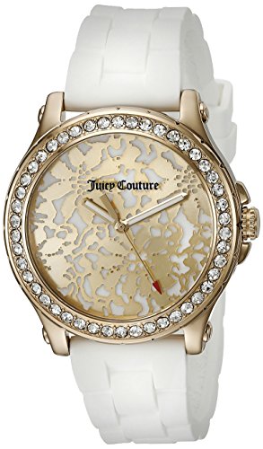 Juicy Couture Damen 1901299 Hollywood Display Weiss Quarz