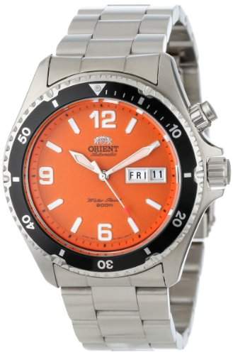 Orient Herren CEM65001M Orange Mako Stainless Steel Automatic Dive Uhr