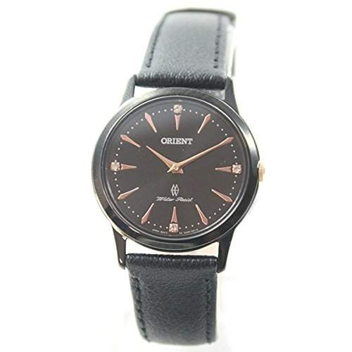 Orient Damen-Armbanduhr Analog Quarz Leder FUA06003B0