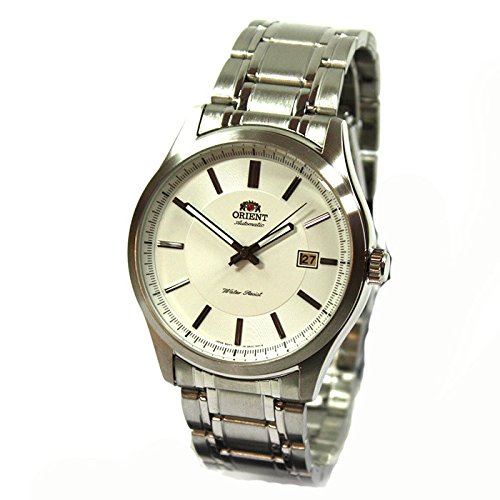 Orient Uhr Classic Automatik white Datum klassische Herrenarmbanduhr FER2C007W0